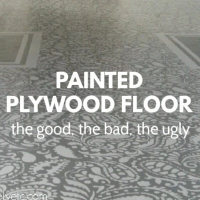 Painted Plywood Floor Update: The Good, The Bad, and The Ugly