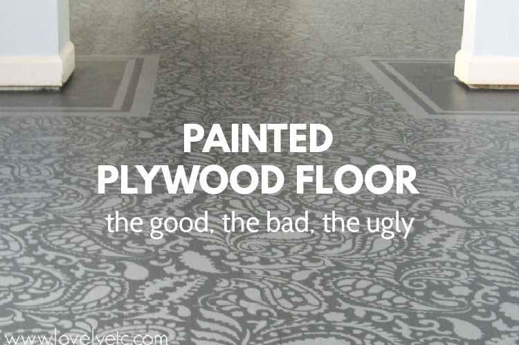 white plywood flooring