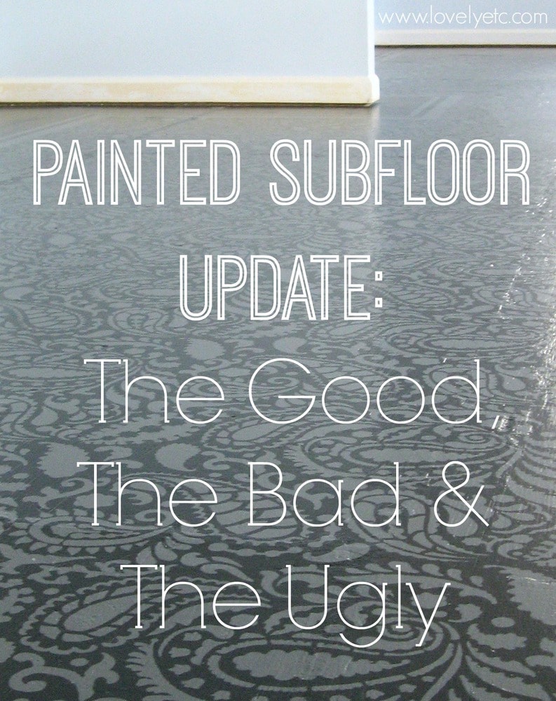 Painted Plywood Floor Update The Good The Bad And The Ugly