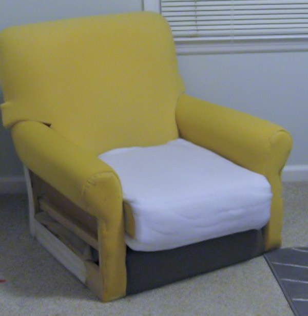 arm chair without fabric