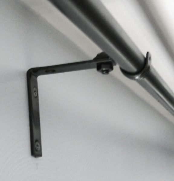 The Est Diy Curtain Rods Ever, Easy To Install Curtain Rod Brackets