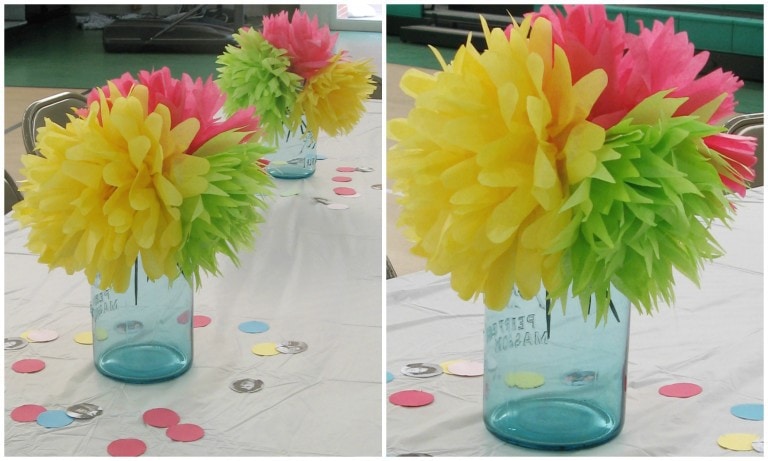 Cheap DIY party centerpieces
