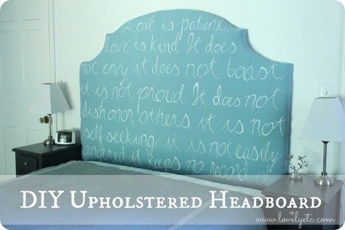diy upholstered headboard