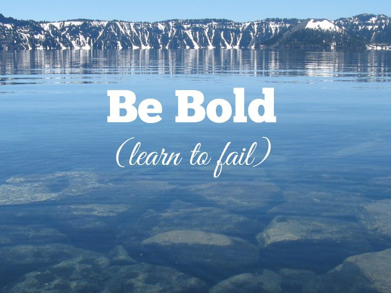 2014: Learn to Fail