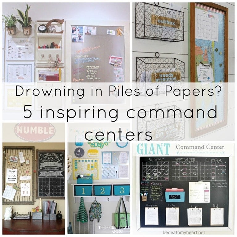 Drowning in Piles of Papers? 5 Inspiring Command Centers