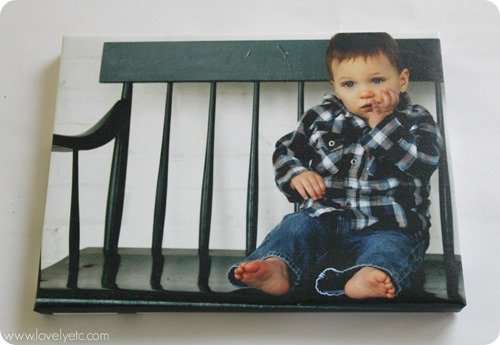 DIY photo canvas