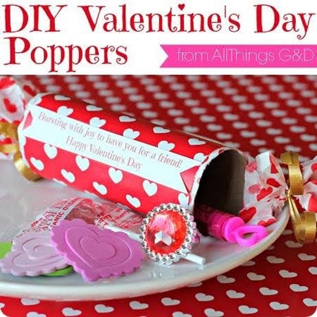 Easy DIY Valentines Day Poppers