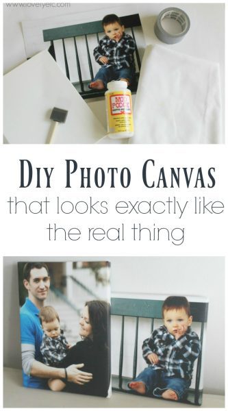 diy photo canvas collage pin with text overlay