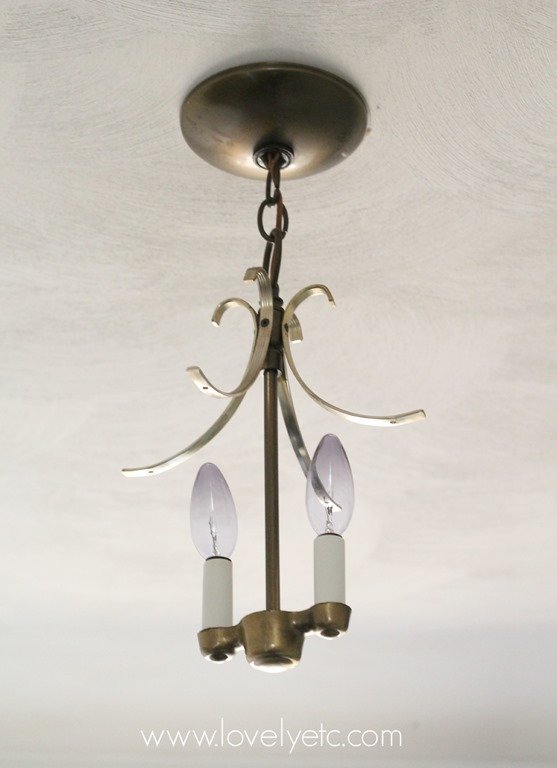 Easy And Inexpensive Diy Orb Chandelier Lovely Etc Deconstructed Brass Lantern