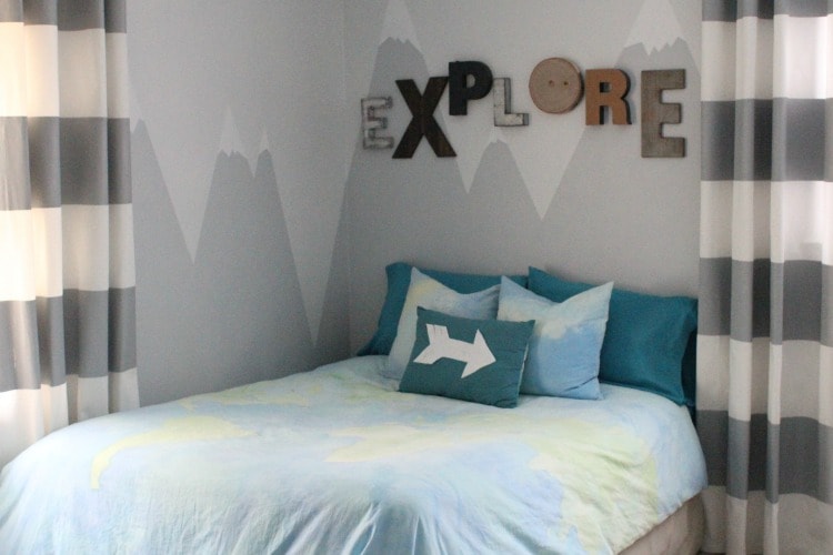 mountain mural