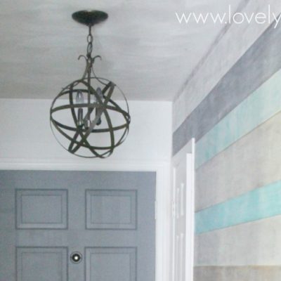 Easy and inexpensive DIY orb chandelier