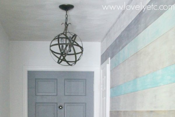 Easy and inexpensive DIY orb chandelier