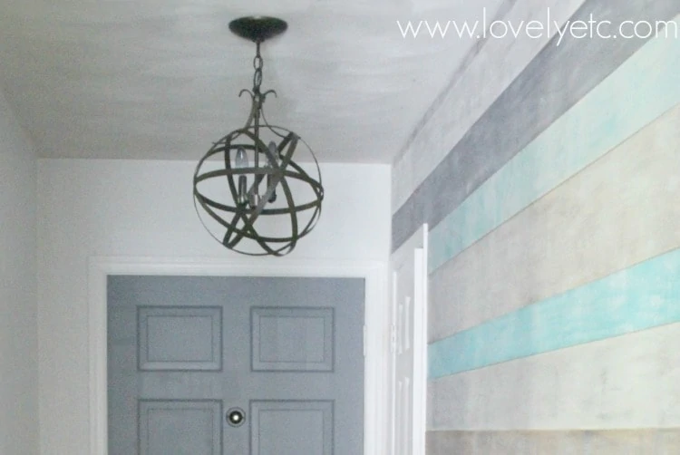 Easy and inexpensive DIY orb chandelier