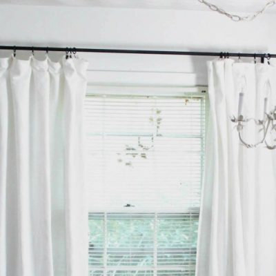 The cheapest DIY curtain rods ever