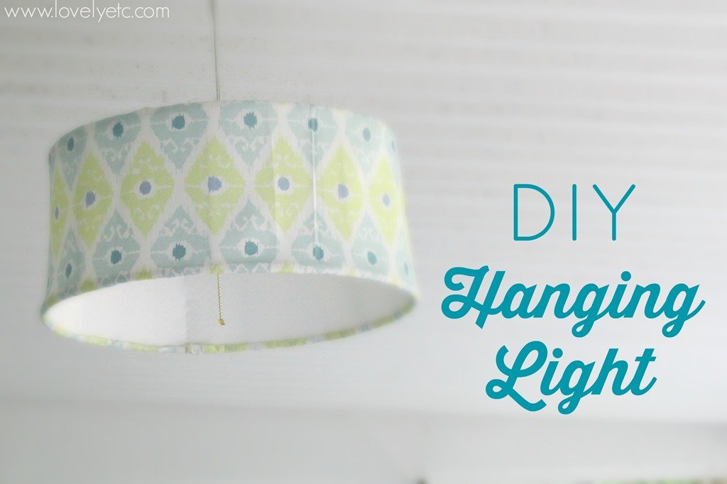 How To Make A Super Hanging Light, How To Make A Hanging Lampshade