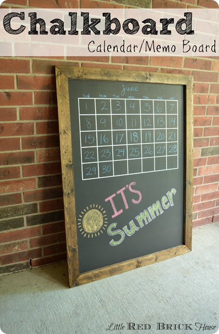 chalkboard calendar