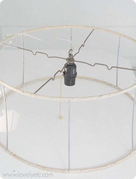 rewired hanging light with pull chain