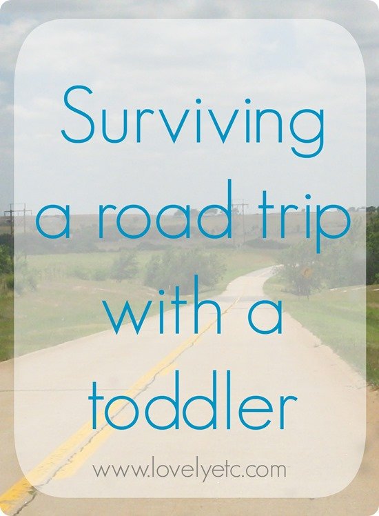 surviving a road trip with a toddler