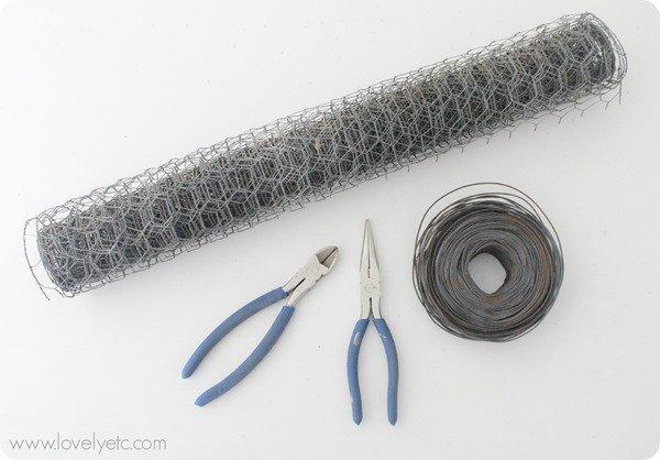 chicken wire basket materials