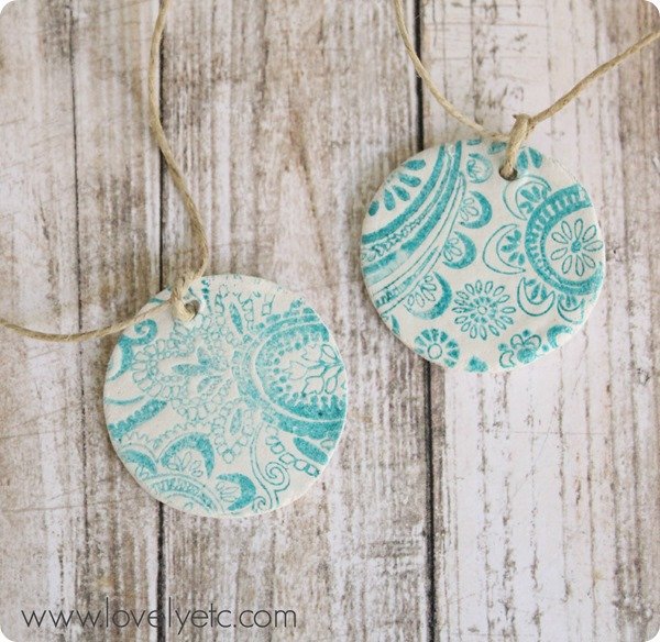 stamped clay tags