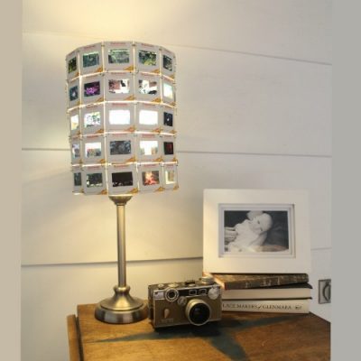 Vintage slide lampshade