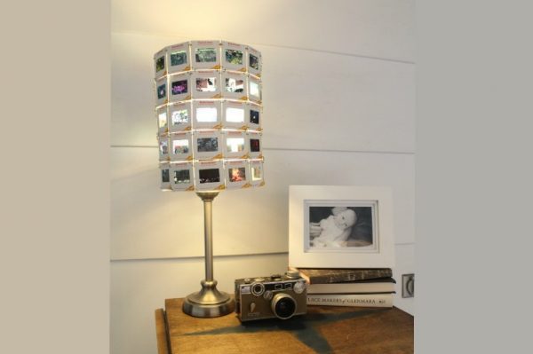 Vintage slide lampshade