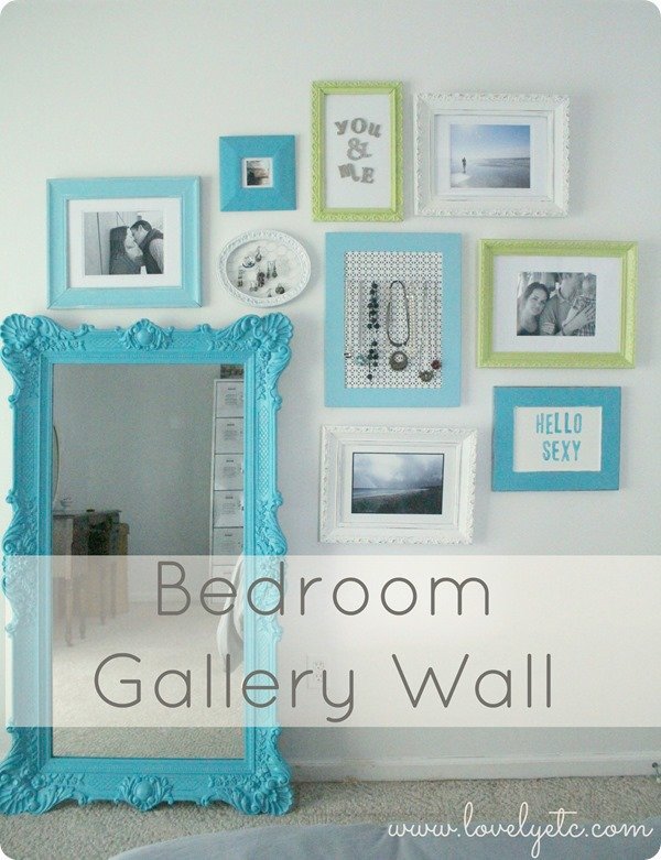 bedroom gallery wall 2