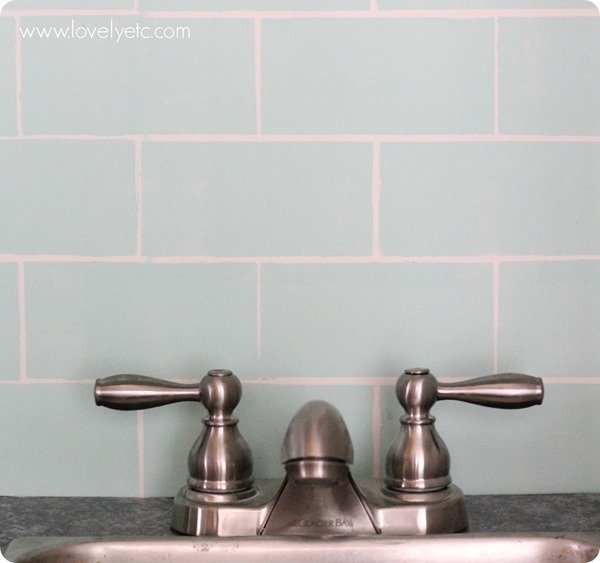 play kitchen painted backsplash