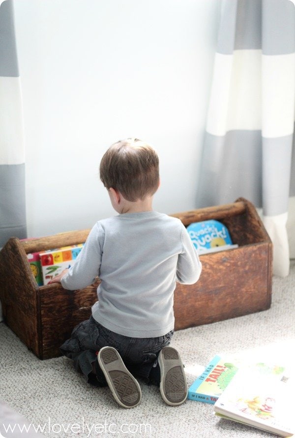 antique tool box bookcase