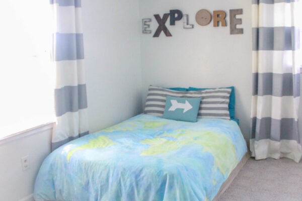 How to paint a duvet cover with any design