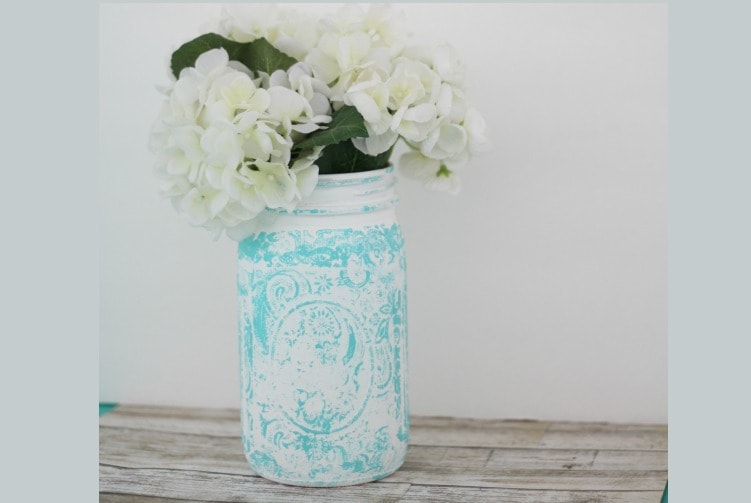 Stamped Mason Jar and Spring Mason Jar Inspiration