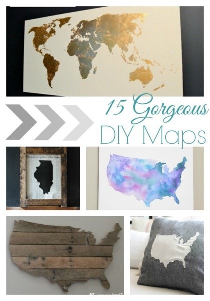 gorgeous diy maps