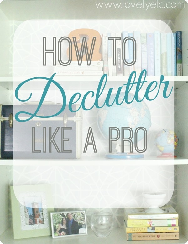 declutter like a pro