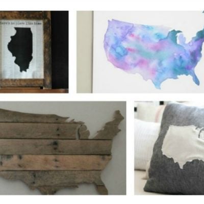 Beautiful and Meaningful DIY Map Art