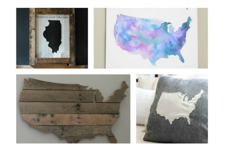 Beautiful and Meaningful DIY Map Art
