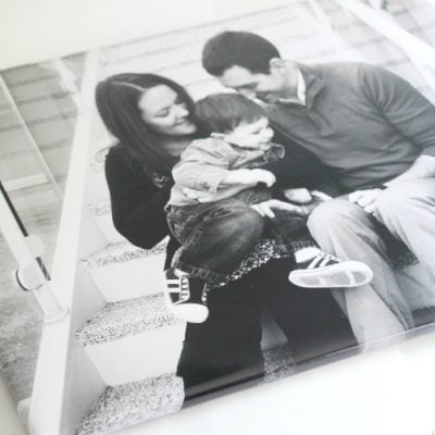 DIY Wrapped Photo Canvas with Real Canvas Texture