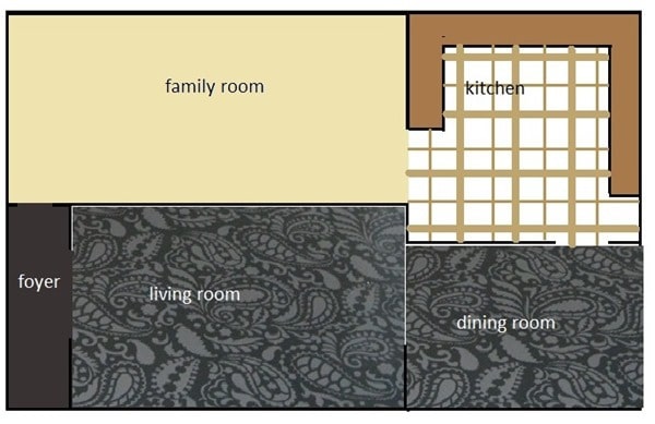 floor plan - current floor