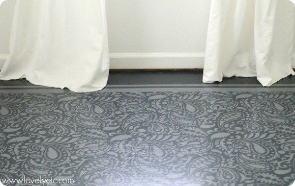 painted subfloor update