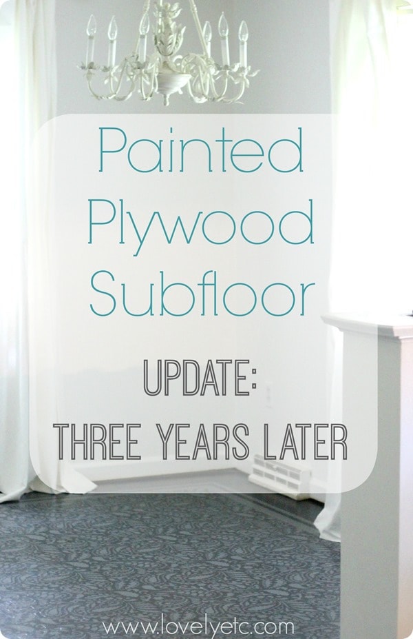 painted plywood subfloor pin image with text