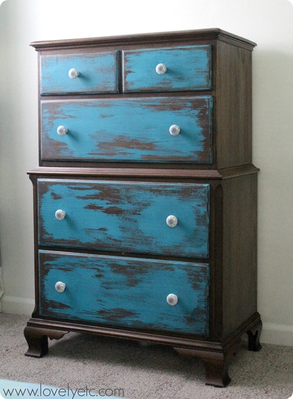 Heavily Distress Furniture, How To Paint And Distress A Dresser