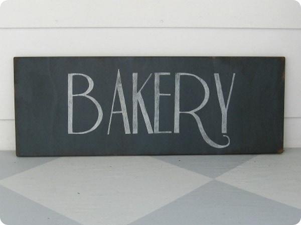 bakery sign