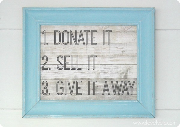 donate sell give
