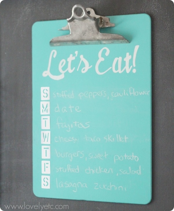 lets eat chalkboard menu planner