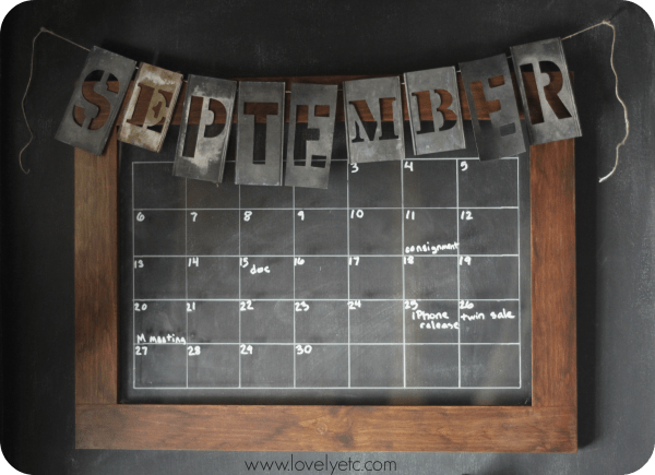 wall calendar