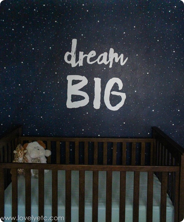 dream big mural nursery