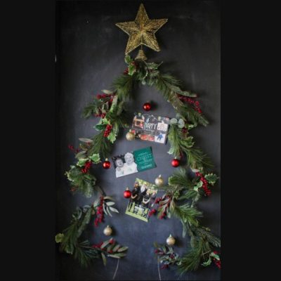 How To Make A DIY Christmas Tree Card Display