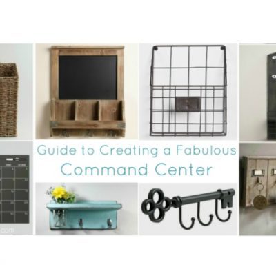 Getting organized with a fabulous command center