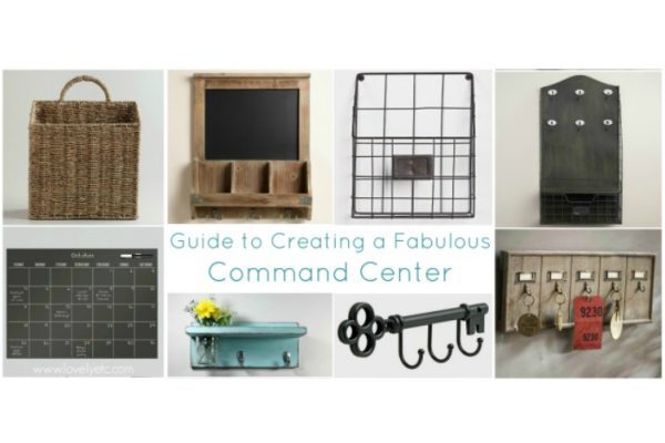 Getting organized with a fabulous command center
