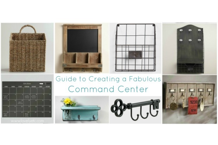 Getting organized with a fabulous command center