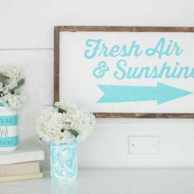 DIY Sign to Celebrate Spring